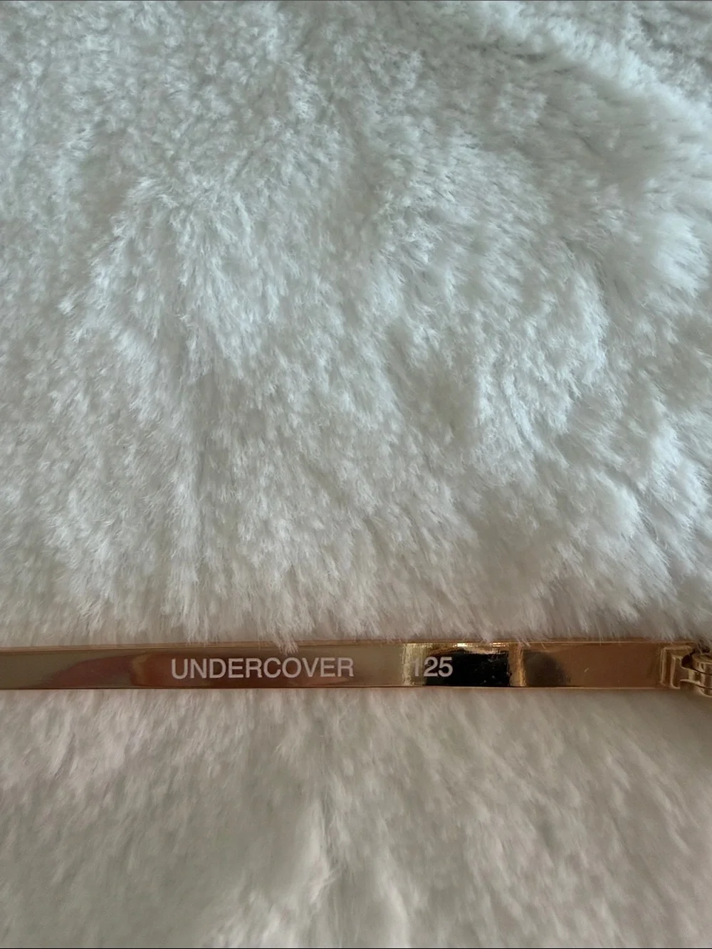 Quay Australia Gold Frame Sunglasses with Pink Gradient Lenses